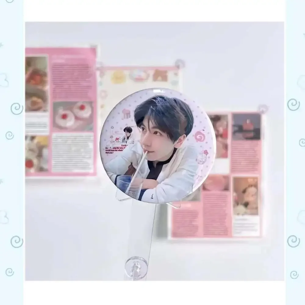 free US fast shipping Zhang Linghe 58Mm 3-Style Badge, Bag Decor, Collection Dis